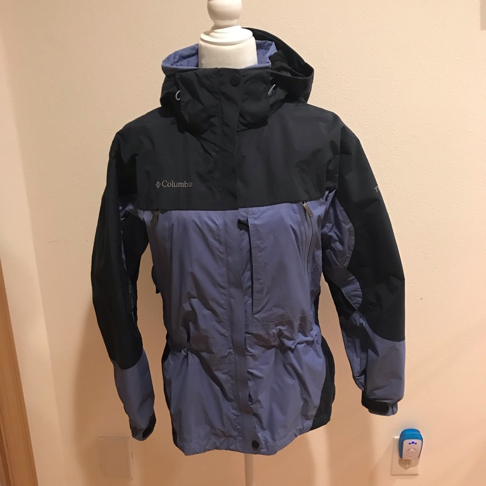 Columbia ski coat + fleece